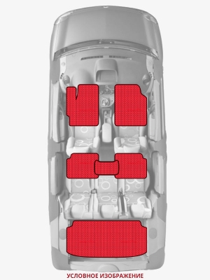ЭВА коврики «Queen Lux» комплект для Honda Civic Type R (5G)
