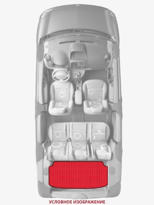 ЭВА коврики «Queen Lux» багажник для Saab 9-4X